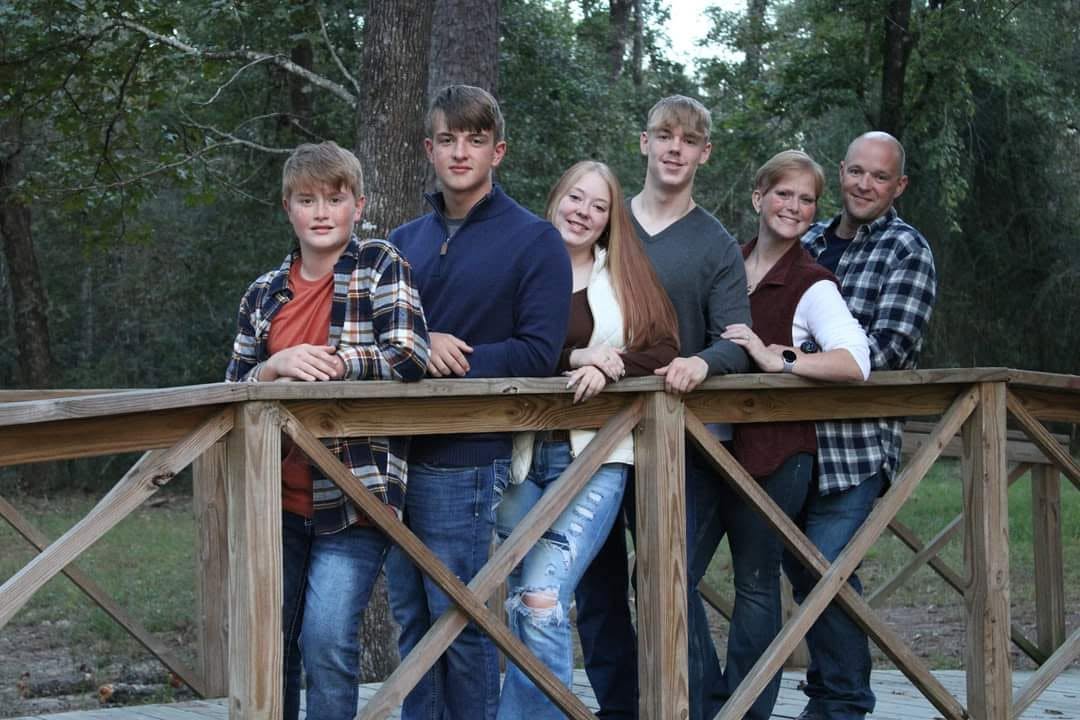 AJ Pfeil and his family in Ponchatoula, Louisiana — the family behind Cre8 My Site