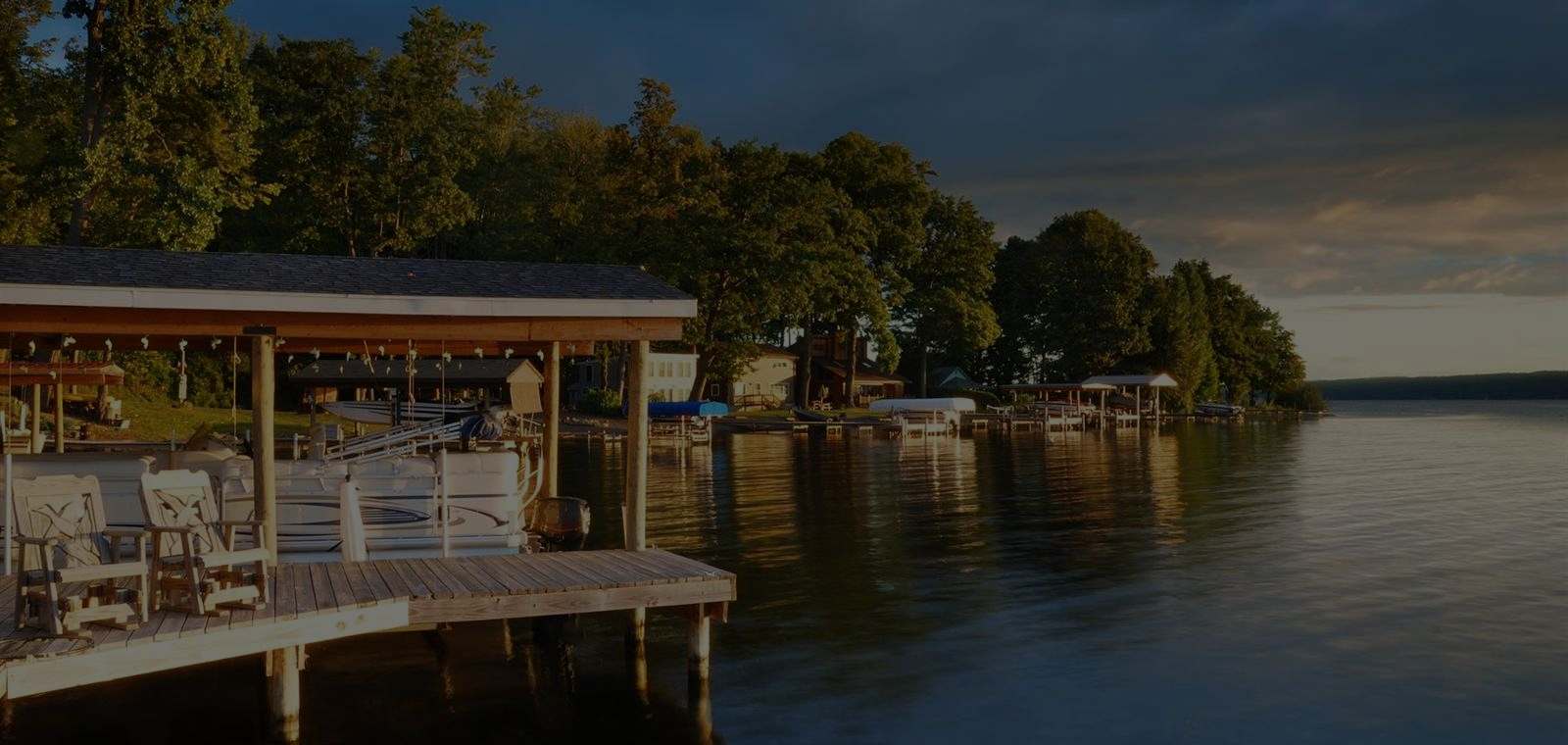 House on the water at the edge of a Louisiana lake